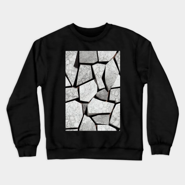 Granite Stone Pattern Texture #16 Crewneck Sweatshirt by Endless-Designs